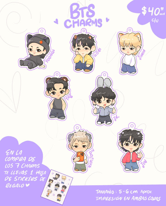 Bts Chibi charms