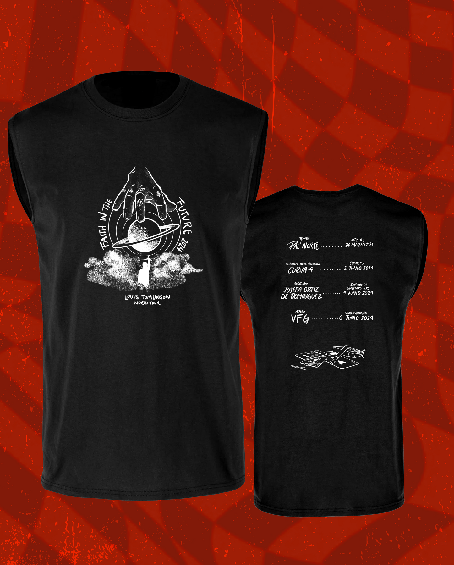 Louis Tomlinson FITF 2024 Saturn tshirt