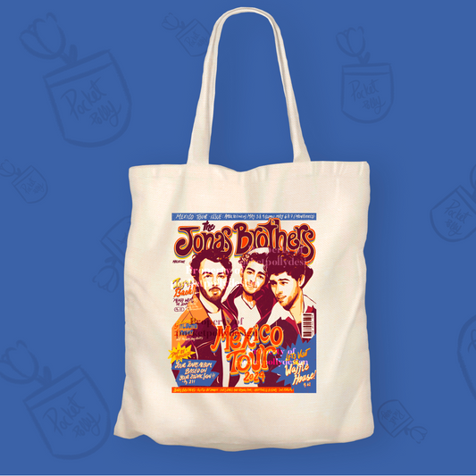 Jonas Brothers tour Magazine tote bag
