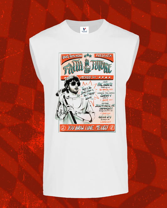 Louis Tomlinson Faith in the future mexican flyer tshirt