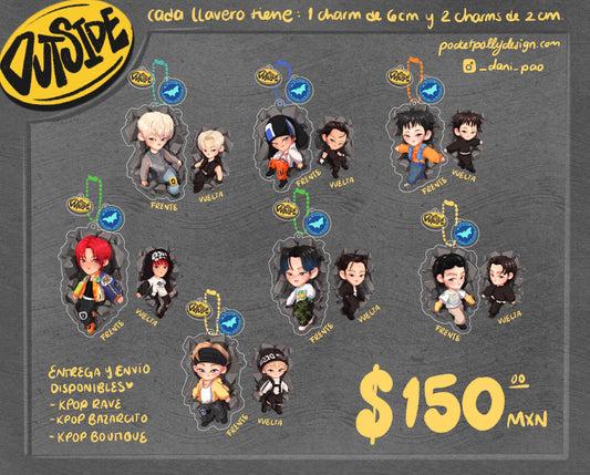 Enhypen Outside Keychain