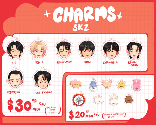 Stray kids charms