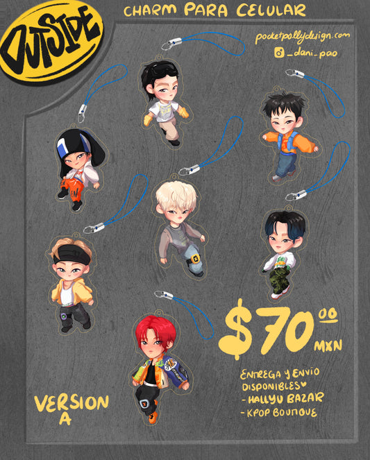 Enhypen Outside phone charm