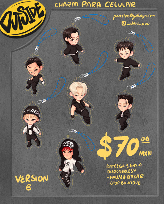 Enhypen Outside phone charm