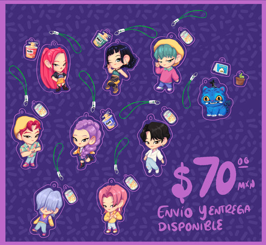 Kpop Demon Hunters Phone Charm