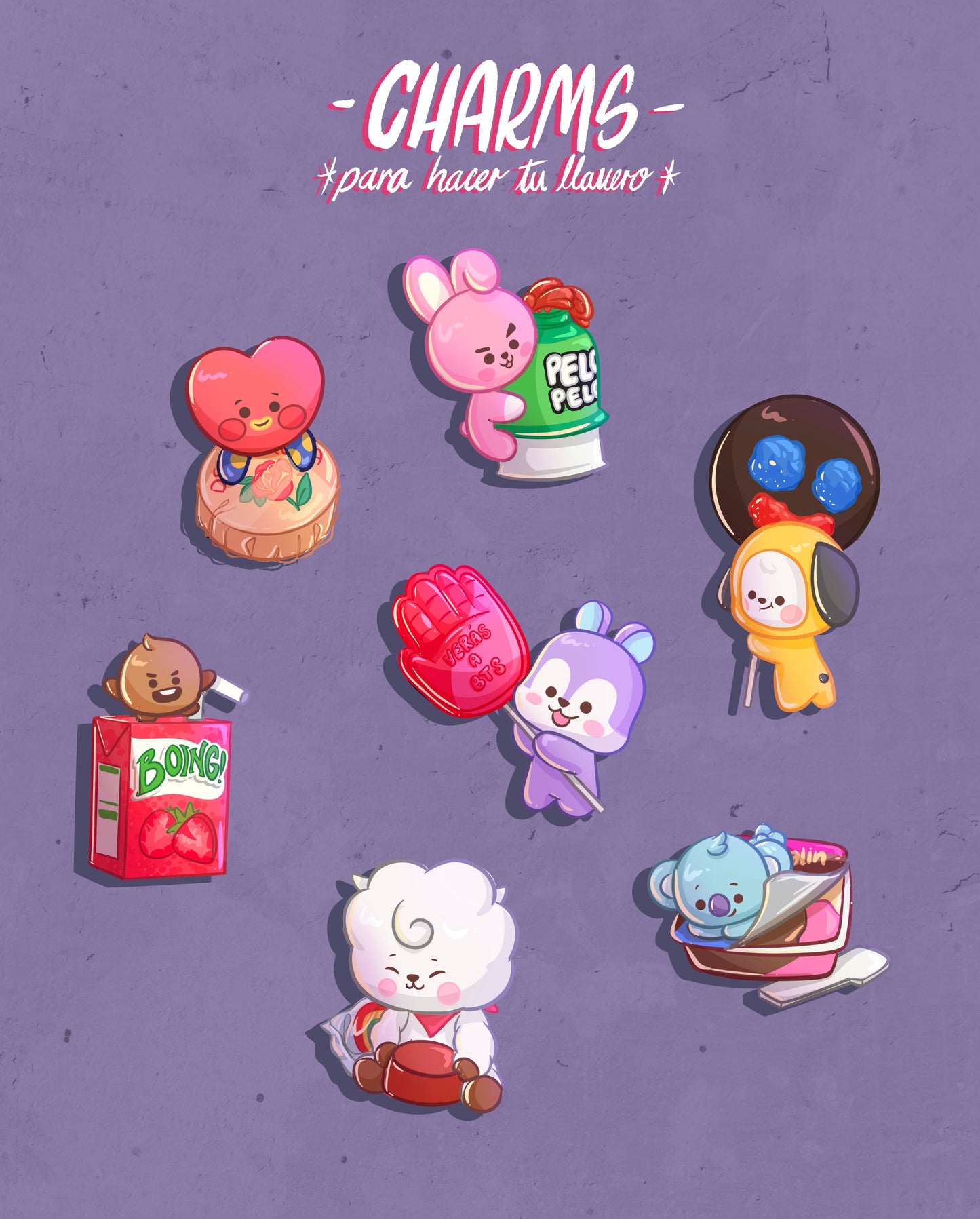 BT21 Mexa Charms