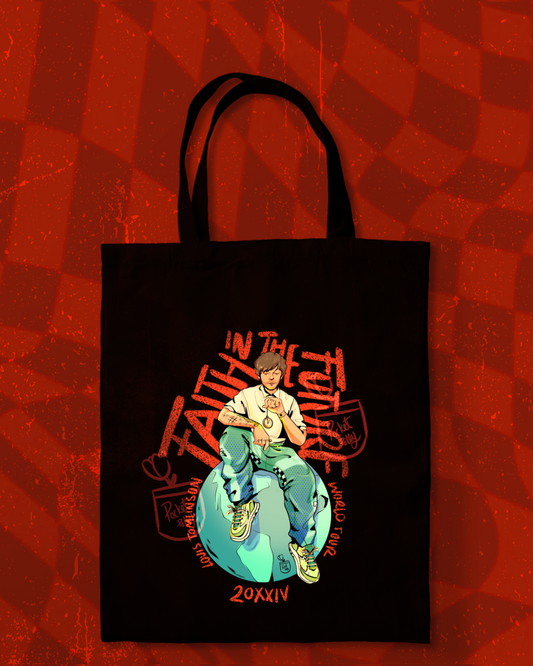Louis Tomlinson FITF world Tote bag