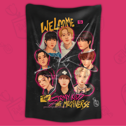 Stray kids Megaverse Blanket