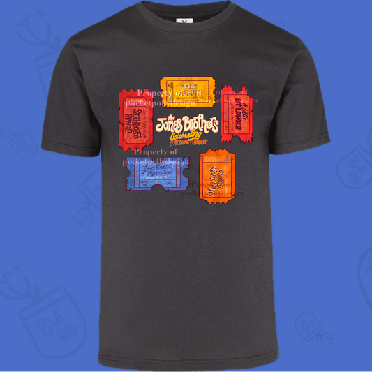 Jonas Brothers tour tickets tshirt
