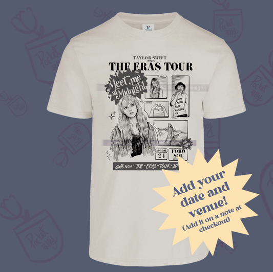 Taylor Swiftie the eras tour flyer T-shirt