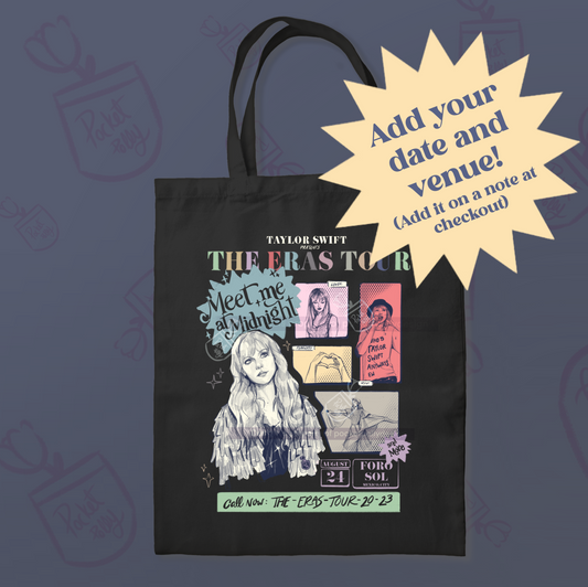 Taylor Swiftie the eras tour flyer tote Bag