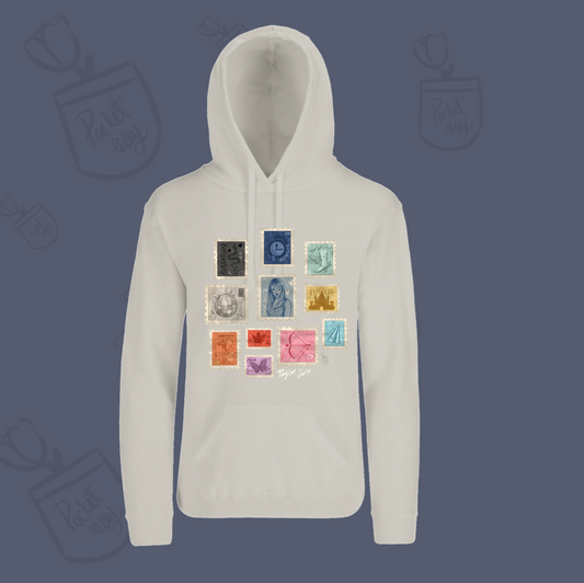 Taylor Swiftie The eras tour 2023 Hoodie “Postal Stamps”