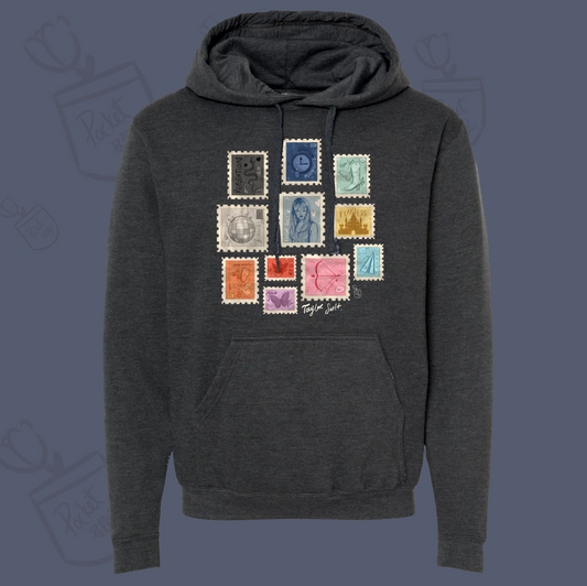 Taylor Swiftie The eras tour 2023 Hoodie “Postal Stamps”