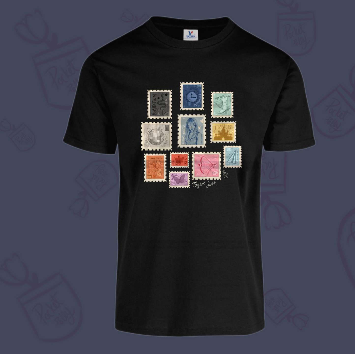 Taylor Swiftie the eras tour 2023 Stamps T-shirt