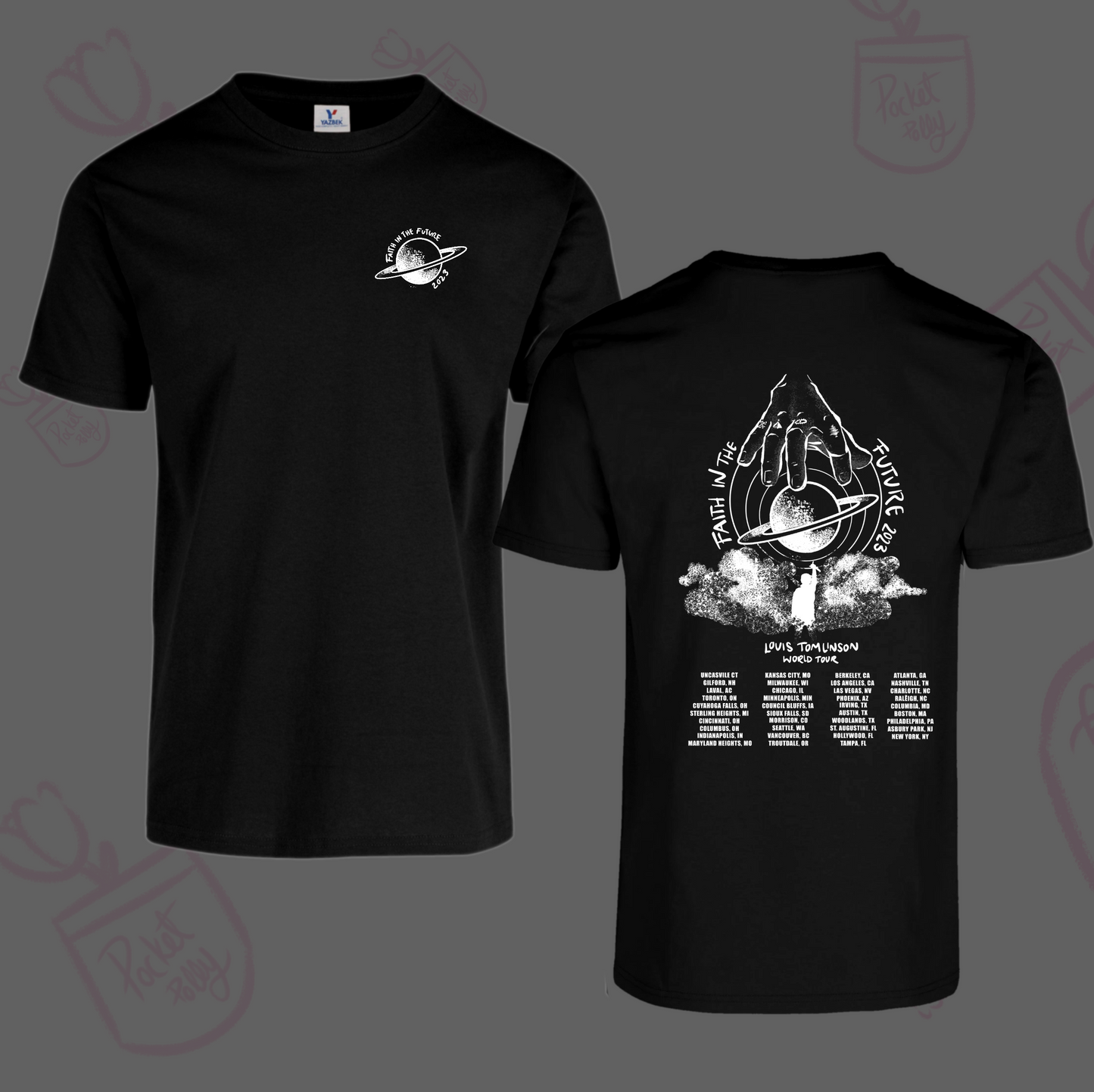 Louis Tomlinson “Saturn” World Tour 2023 (back print)tshirt