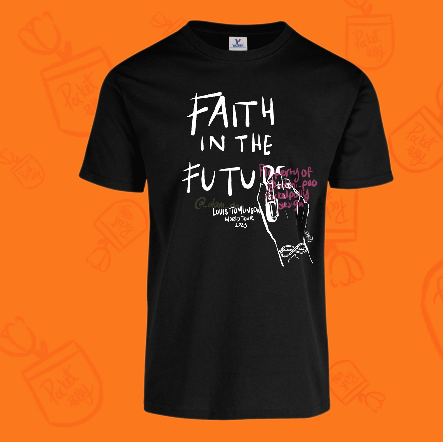 Louis Tomlinson Faith in the future World Tour 2023 tshirt