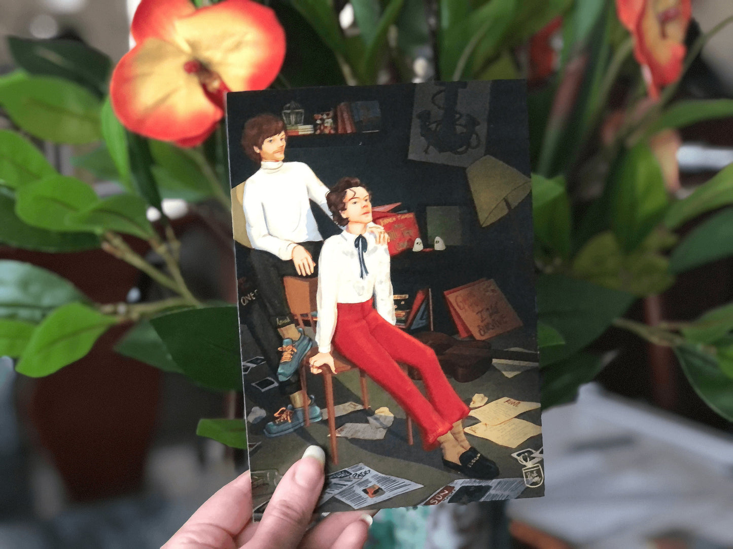 Larry postcard