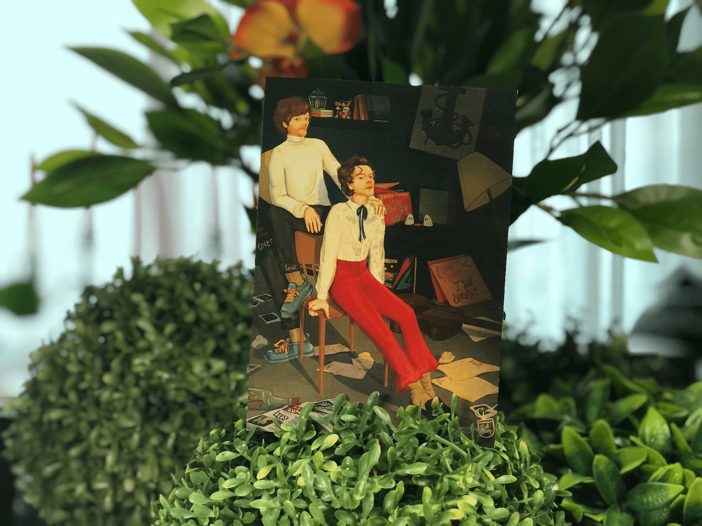 Larry postcard