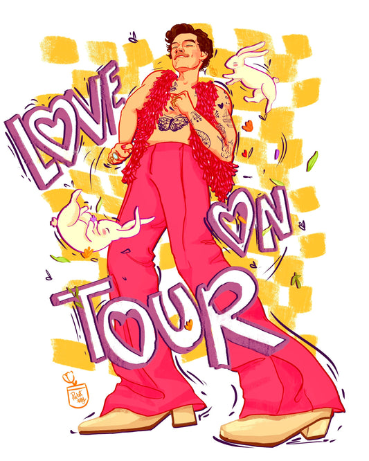 Harry styles Love on tour print