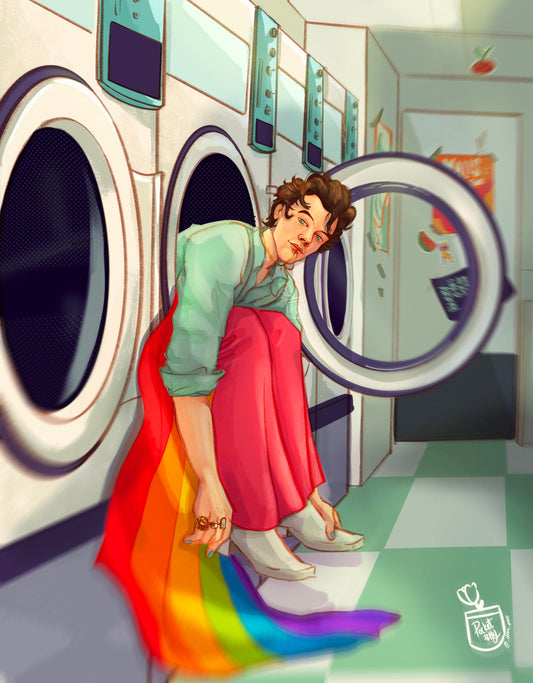 It all comes out in the wash postcard