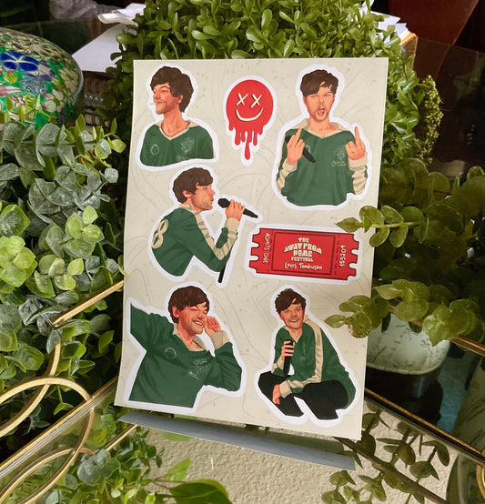 Louis Tomlinson Away from home festival Stickers sheet