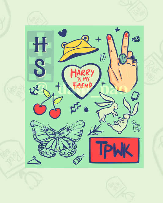 Harrie starter pack Harry Styles tshirt