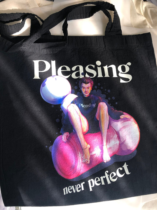Pleasing tote bag Harry Styles Black Tote