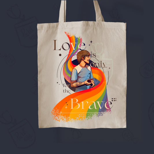 Louis Tomlinson Only the brave tote bag