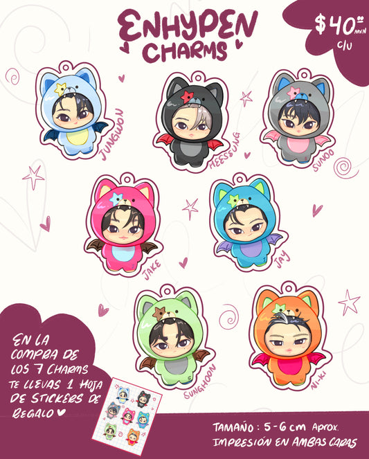 Enhypen plushie charm