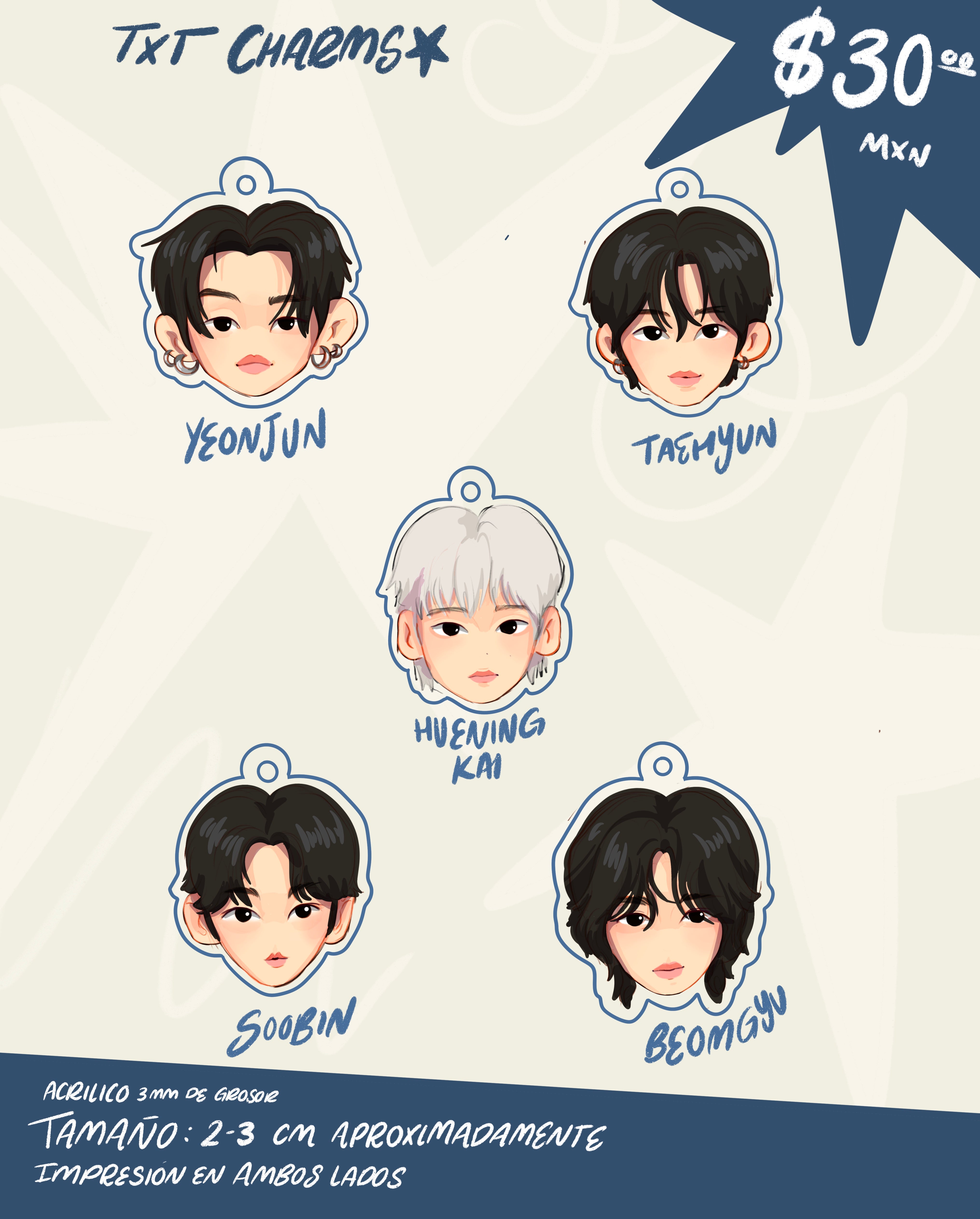 Txt charms – PocketPollydesign
