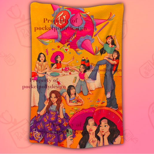 Twice in Mexico Blanket
