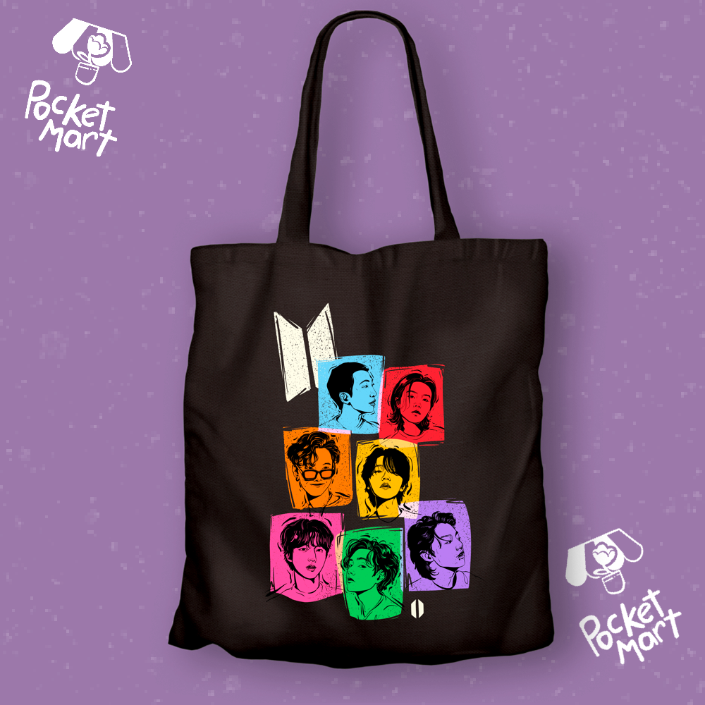 BTS FABRIC BAG バーガンディ トートバッグ　韓国 BTS FABRIC BAG 韓国限定 トートバッグ ARIRANG カバン BTS｜Yahoo