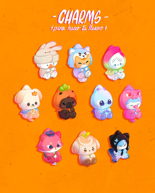 Domundi mascots charms