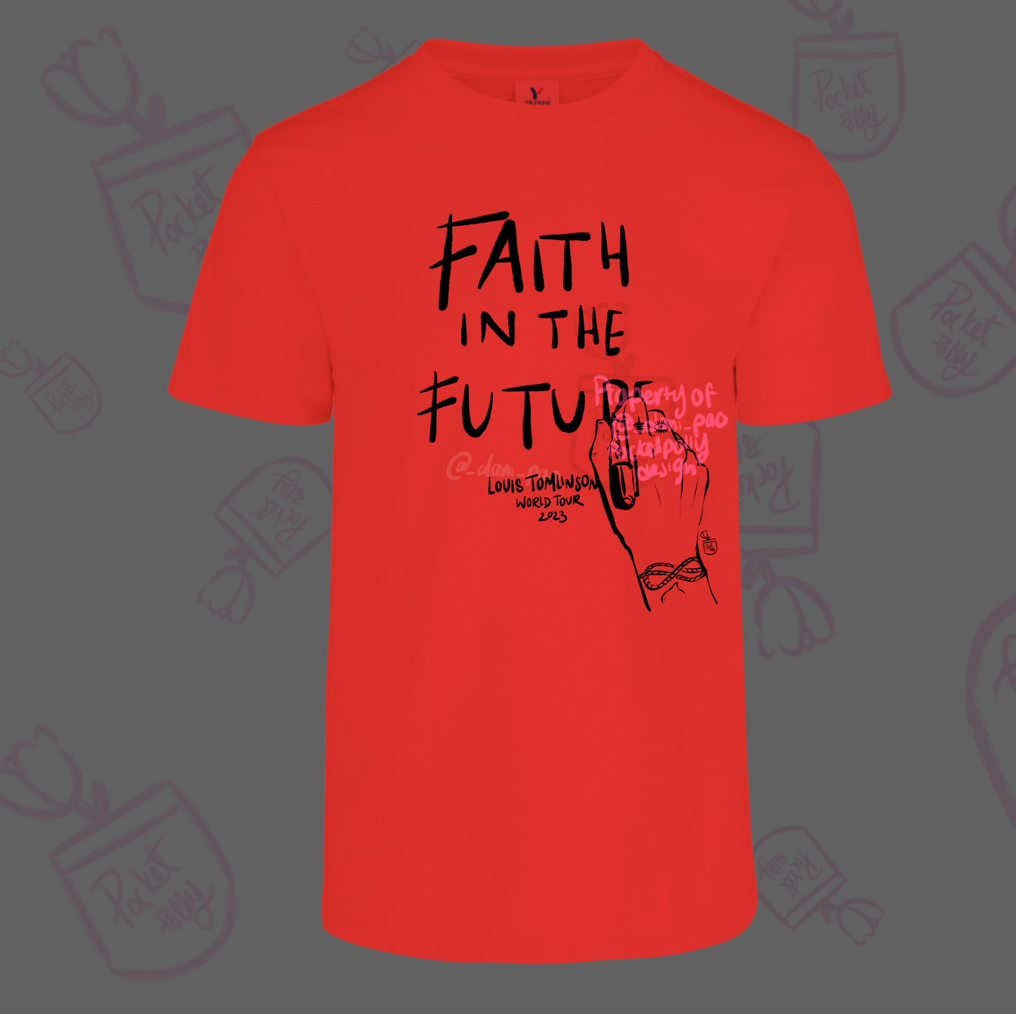 Louis Tomlinson Faith in the future World Tour 2023 tshirt