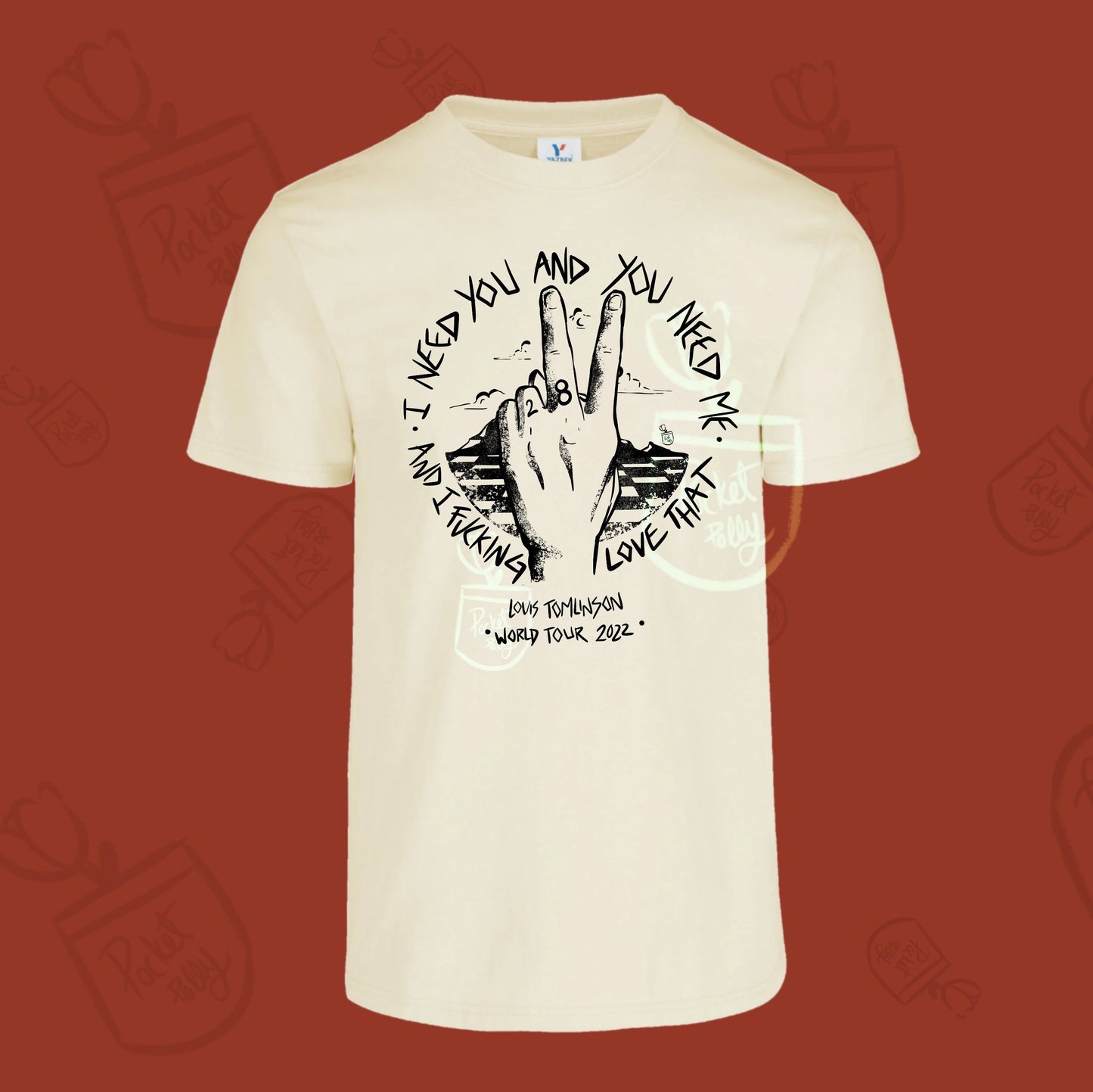 Louis Tomlinson "You need me and I need you" World Tour 2022 tshirt