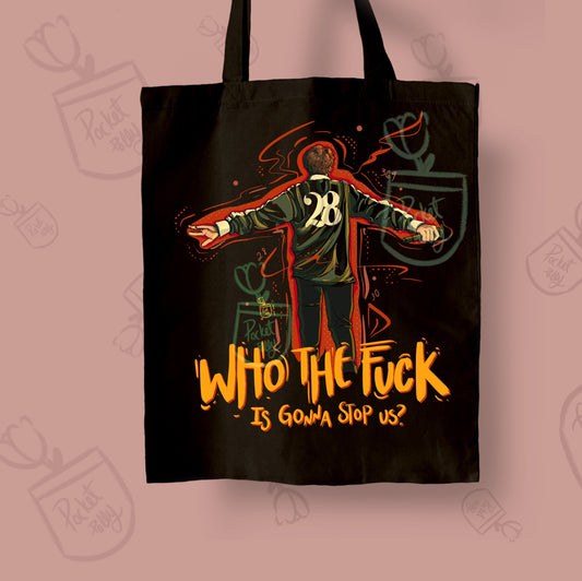 Louis Tomlinson Who's gonna stop us? Tote bag